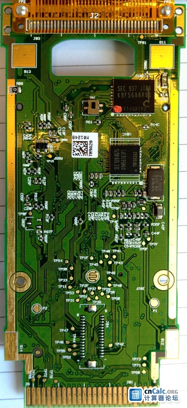 Nspire CAS PCB背面