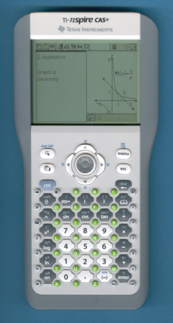 Nspire CAS+，市场上比较常见，不能刷新固件。